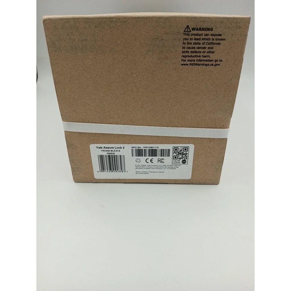 Yale Assure Lock 2 Smart Door Lock YRD420-BLE-619 BRAND NEW